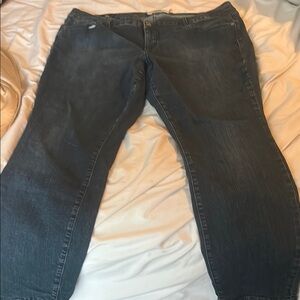 torrid Washed Black Straight Leg Jeans